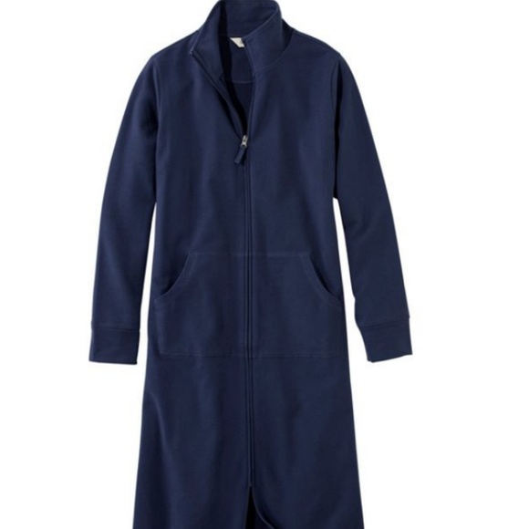sweatshirt robe with zipper